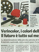 Verincolor sul Giornale di Brescia